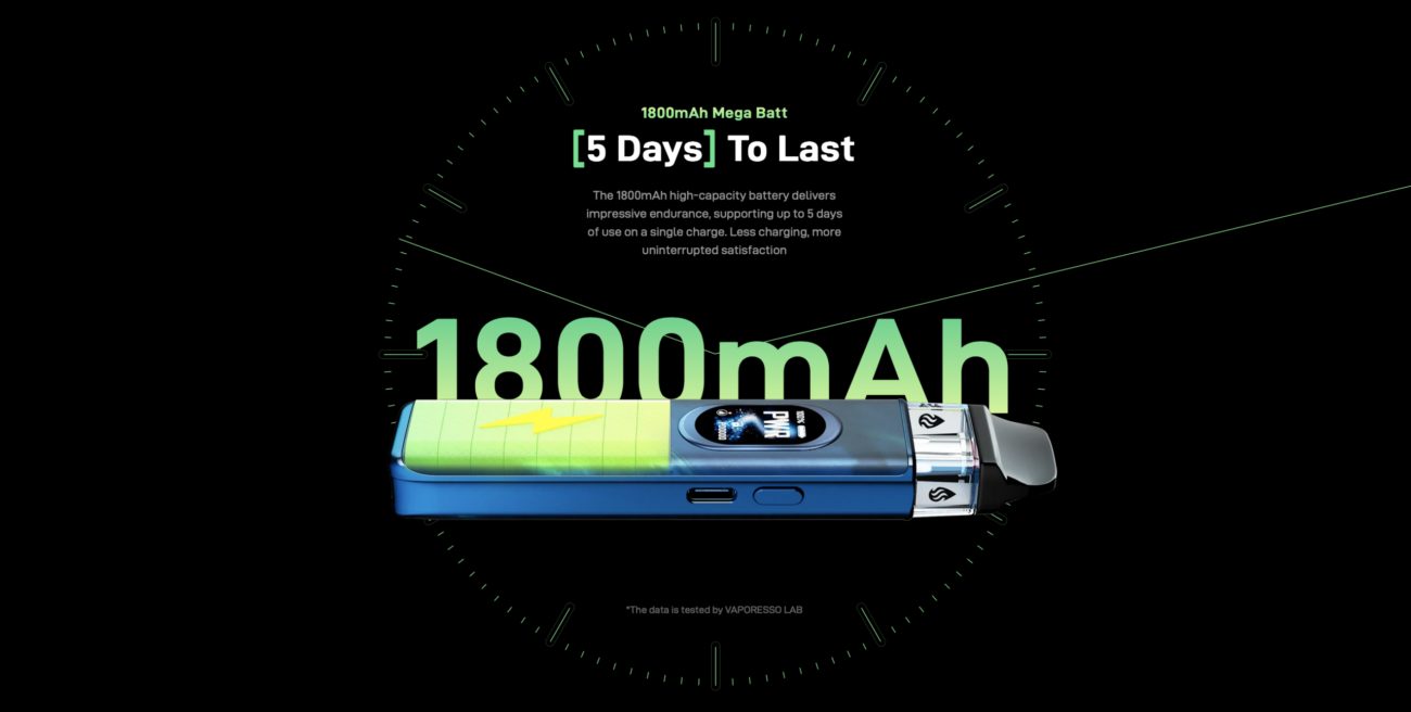 Vaporesso XROS 6 baterija 1800 mAh